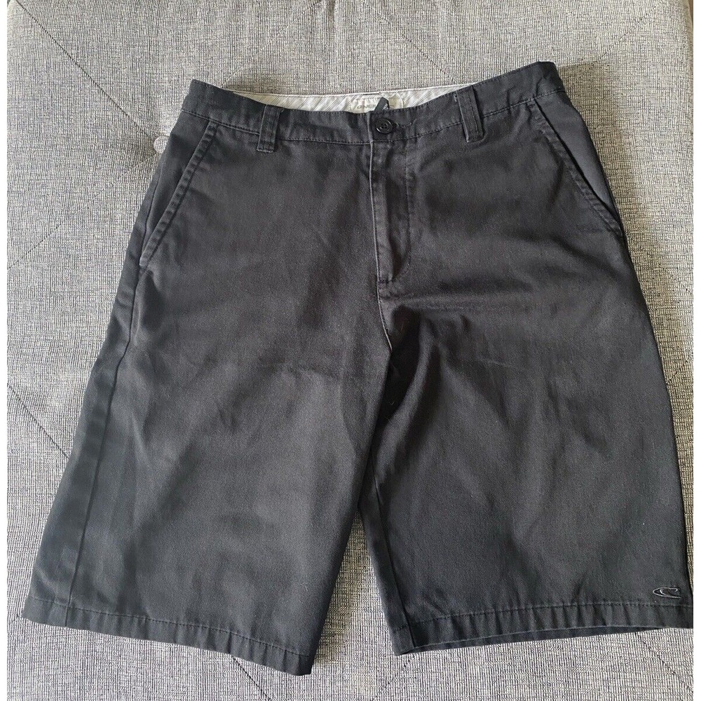 O'NEILL Mens Chino Style Shorts Pockets Black Casual Men's Size 30